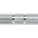 Hantelstange mit Griffweitenmarkierung: 810 mm / 910 mm