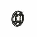 Polyurethan 4 Grip Hantelscheiben 50 mm - 1,25 kg schwarz/weiß