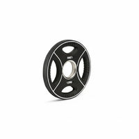 Polyurethan 4 Grip Hantelscheiben 50 mm - 1,25 kg schwarz/weiß
