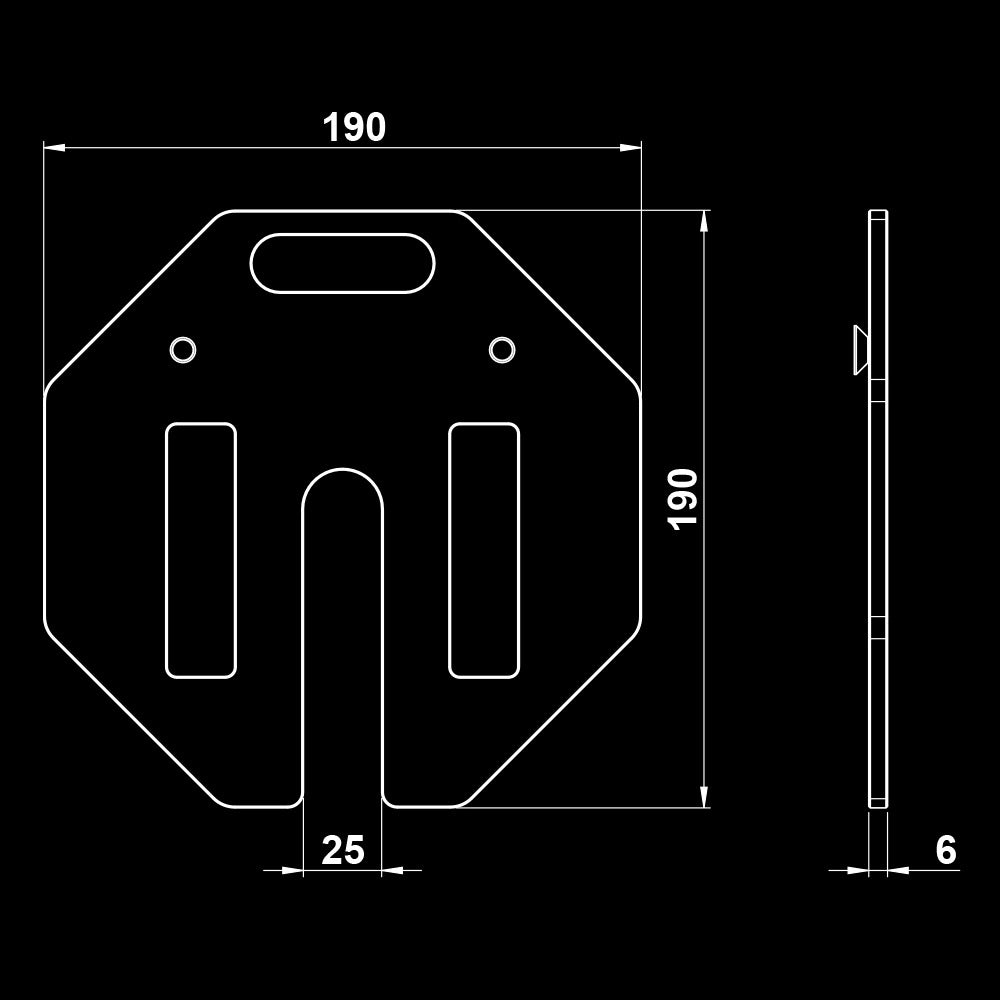 ATX® Octa Gewichtsplatten 2 x 1 kg Maße
