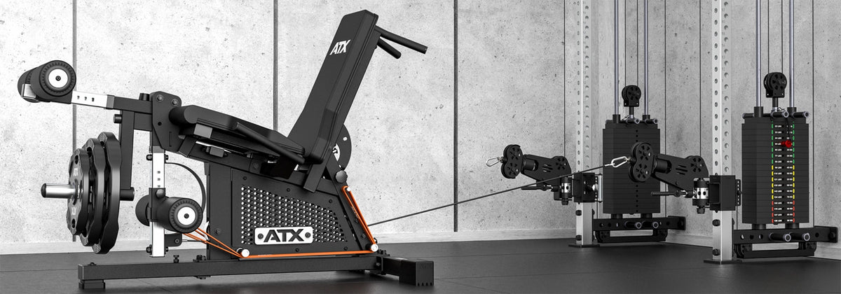 ATX® Beinstrecker-Beuger Sitzend/liegend Beispielbild Kabelzug