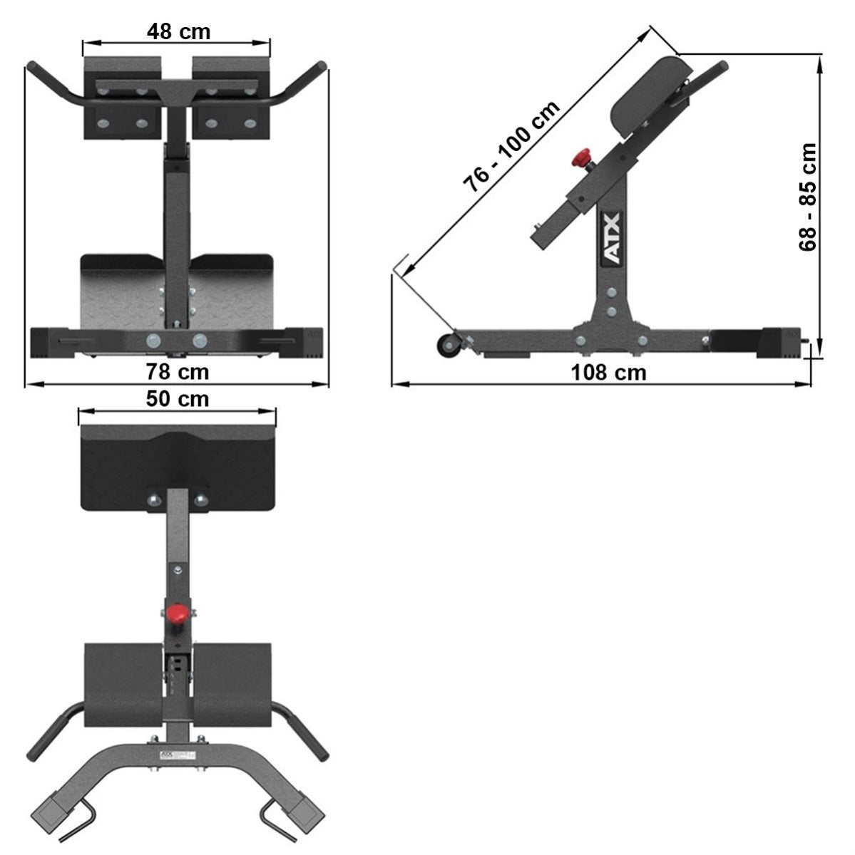 ATX® Hyperextension - Rückentrainer - B-Ware