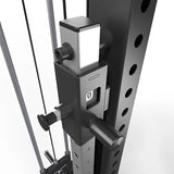 ATX® Power Rack PRX-780 mit Latzug - Hantelscheibenaufnahme Verstellsystem