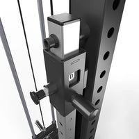 ATX® Power Rack PRX-780 mit Latzug - Hantelscheibenaufnahme Verstellsystem