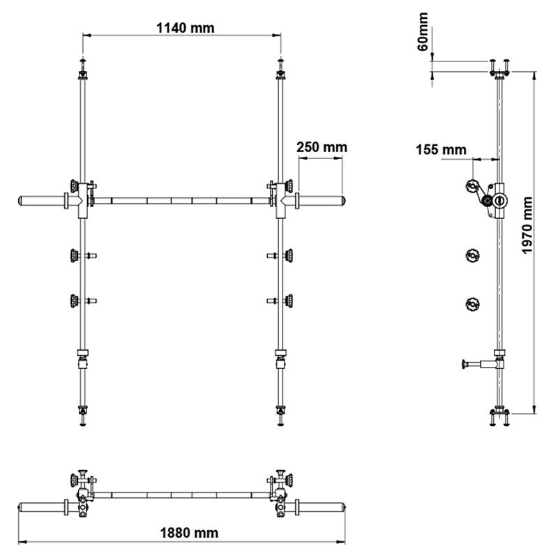 ATX® Multipresse / Smith Option für Cabel Cross Rack
