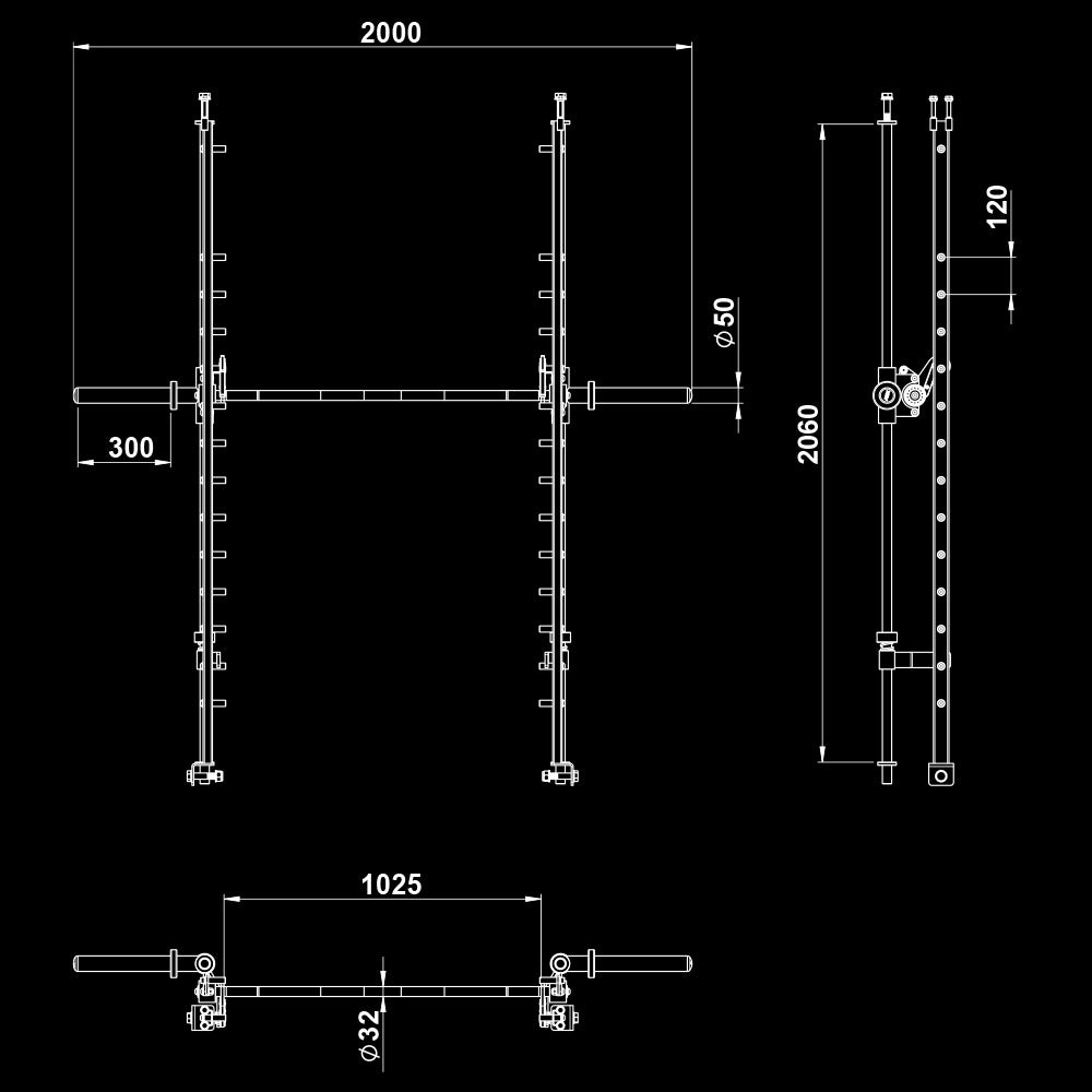 ATX® Multipresse Option Maße