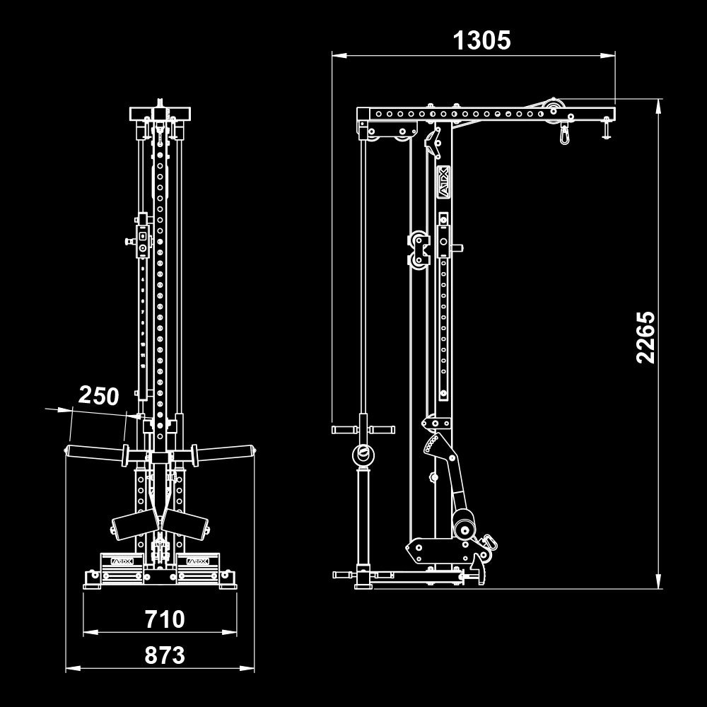 ATX® Latzug Option MPX-/ HRX-780 - Plate Load
