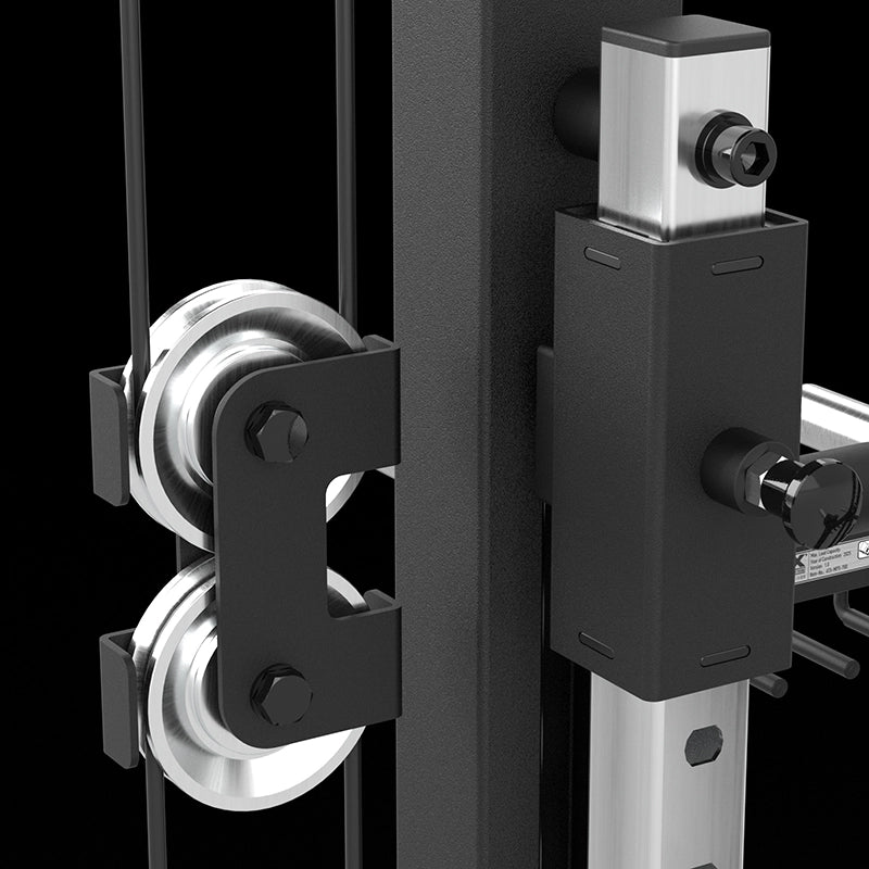 ATX® Latzug Option MPX-780 - 125 kg Steckgewichte Aluminium Rollen