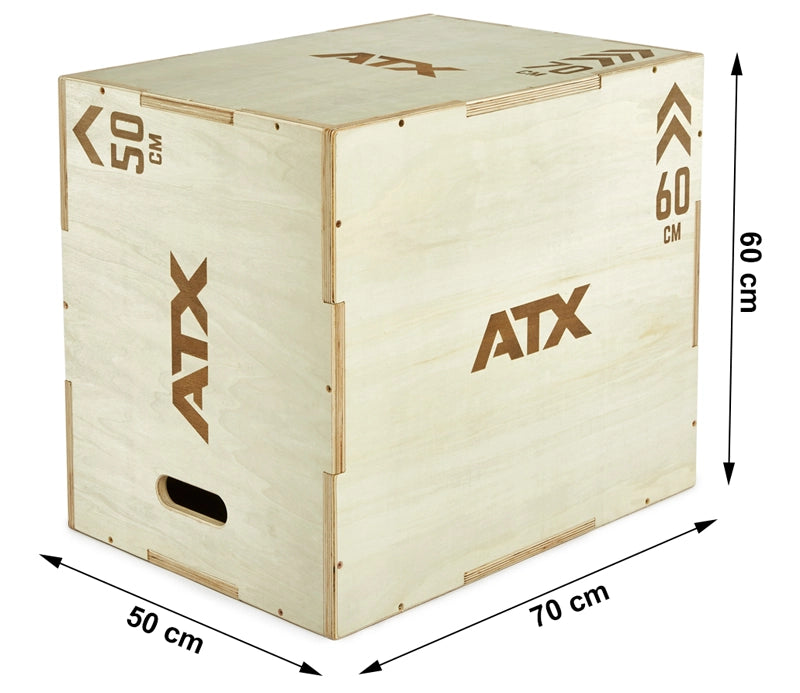 ATX® Plyobox - Holz natur - 50 x 60 x 70 cm