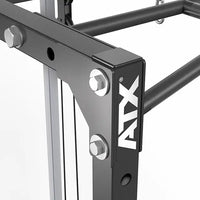 ATX® Power Rack PRX-510-XS mit Latzugstation Plate Load ATX-Logo