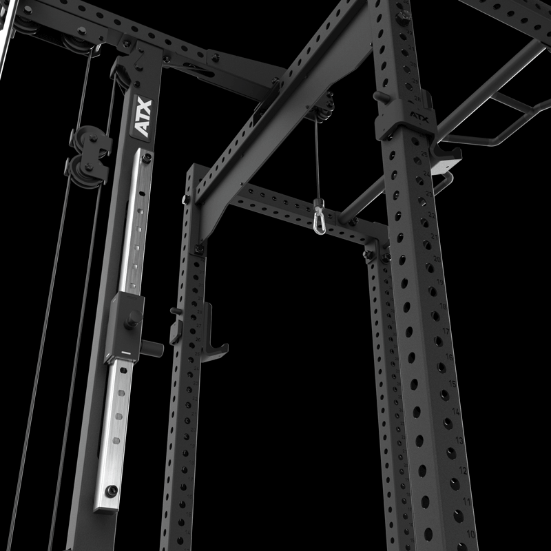 ATX® Power Rack 780 mit Latzug - Steckgewichte & Multipresse