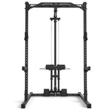 ATX® Half Rack 510 mit Latzugstation - Plate Load - 195 cm Frontansicht