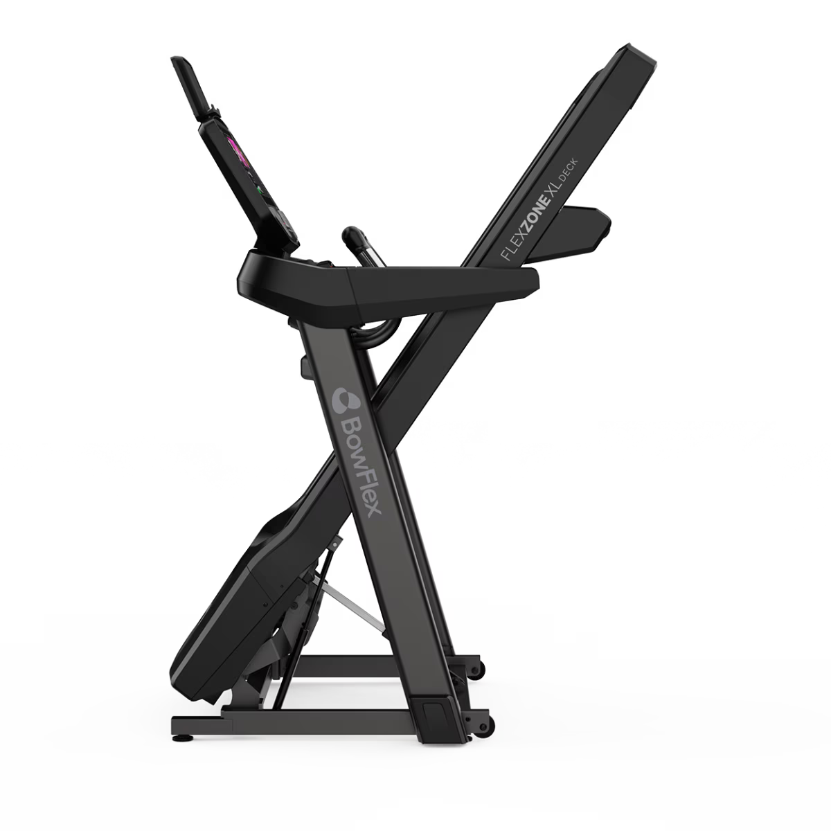 Laufband Bowflex T16 – klappbar zusammengeklappt