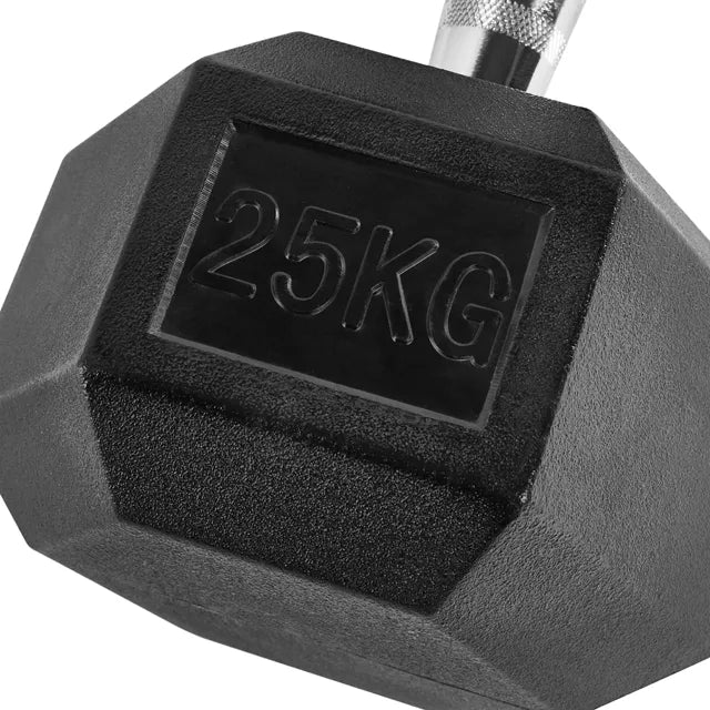 Hex Hanteln 1 bis 50 kg - fest verbundene, nicht lösbare Hantel