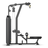 Latzug- und Rudermaschine -  Vision Fitness Keystone von der Seite