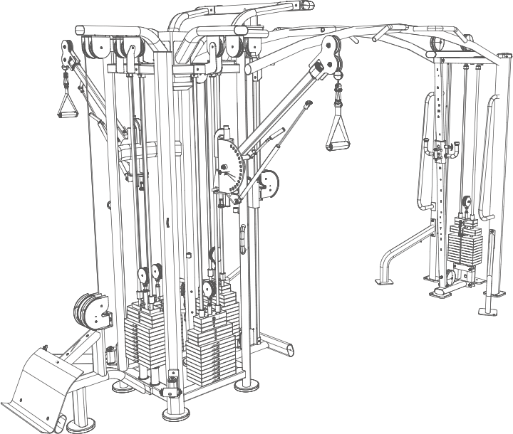 Multi-station gym 5 stations - BH Fitness