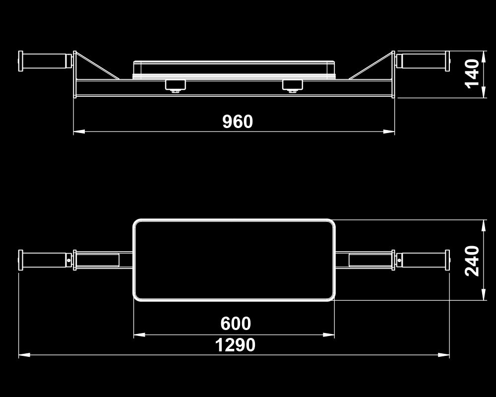 ATX® Hip Thrust Option - für Power Smith Rack ATX-PSR-780