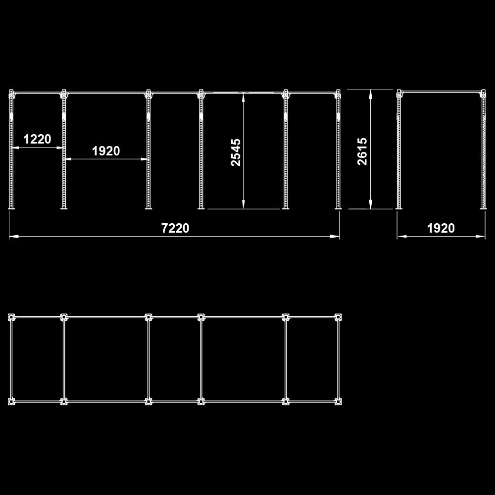 ATX® Functional Rig 700 - Basic 5 Maße