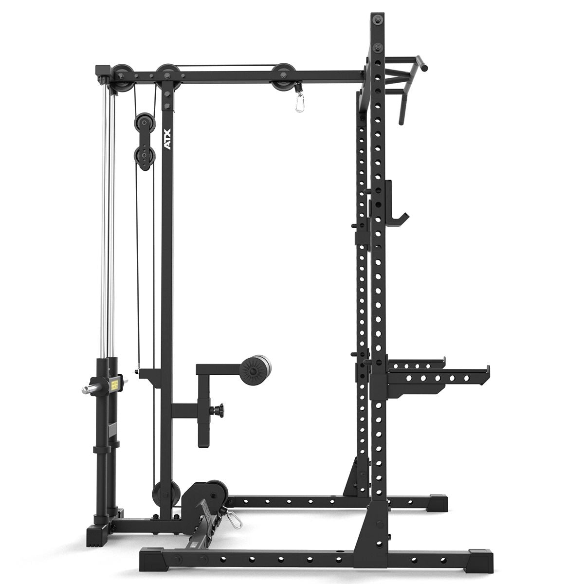 ATX® Latzug-Anbauoption - Plate Load - zu Half Rack HRX-510 seitliche Ansicht