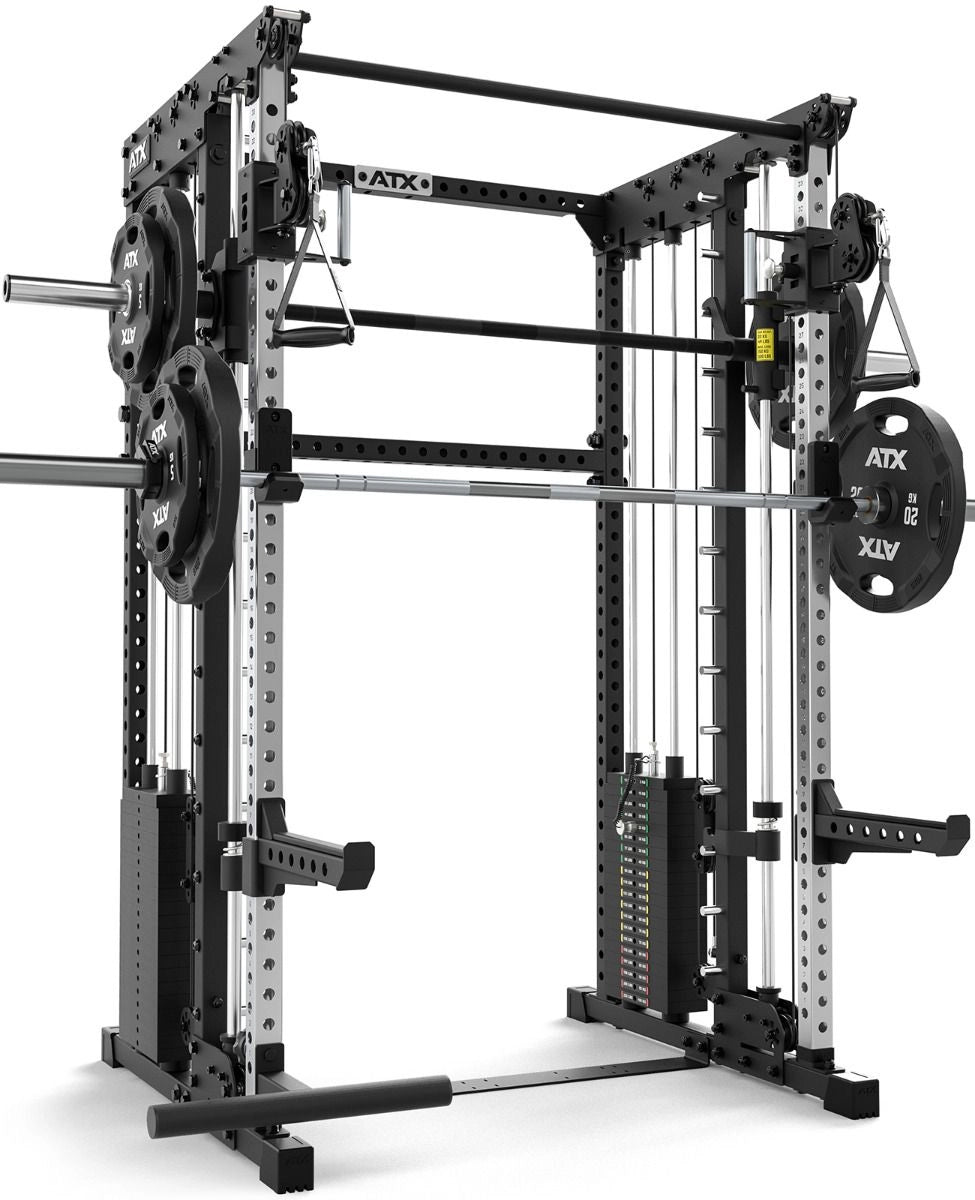 ATX® Multi Smith Rack - Höhe 195 cm - 2 × 100 kg mit Zubehör