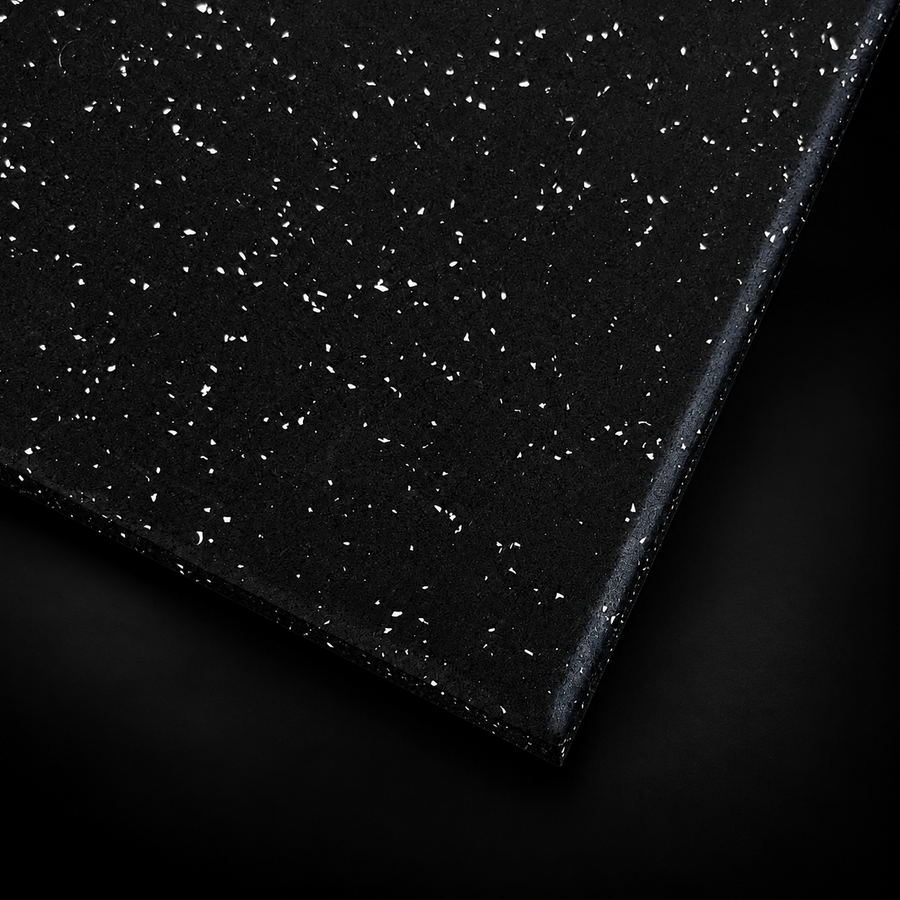Set 10 Stück - Bodenschutzmatte Stardust 5% EPDM Overlayer 1000 x 1000
