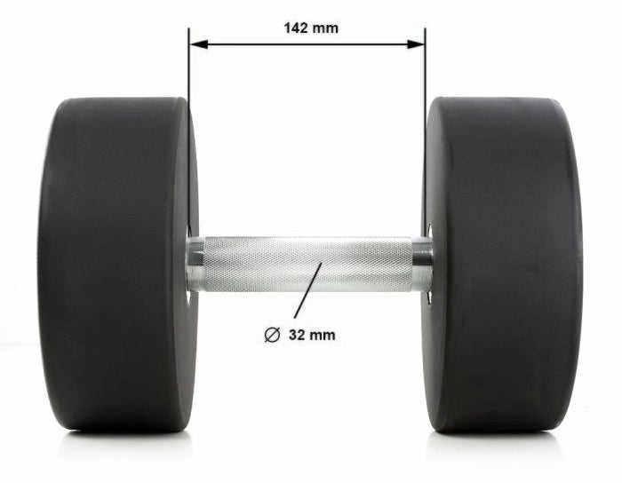 Hantelset Polyurethan 5 bis 20/ 30/ 40 kg + Ablage